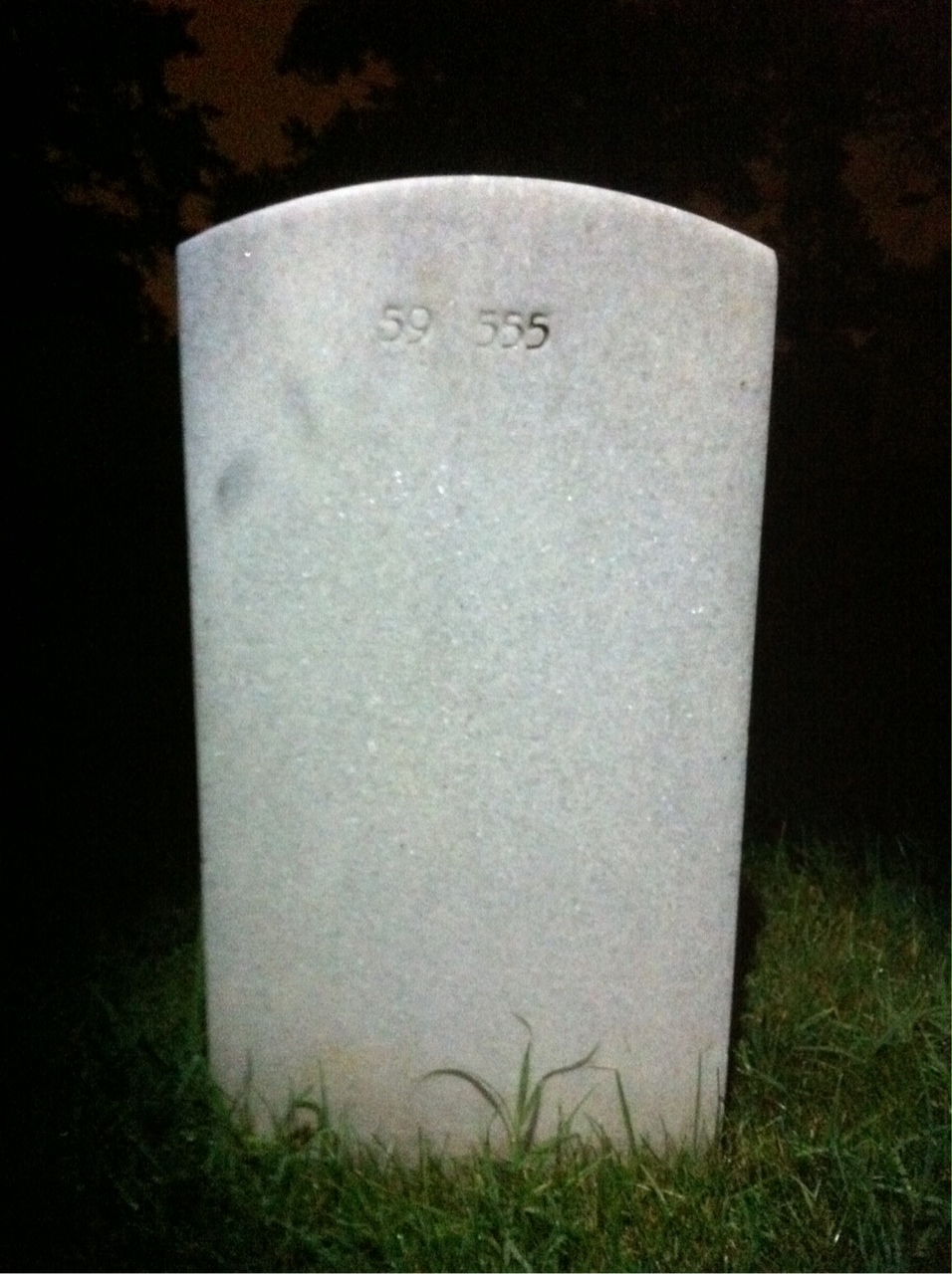 Back of headstone — Zygmunt Warenda