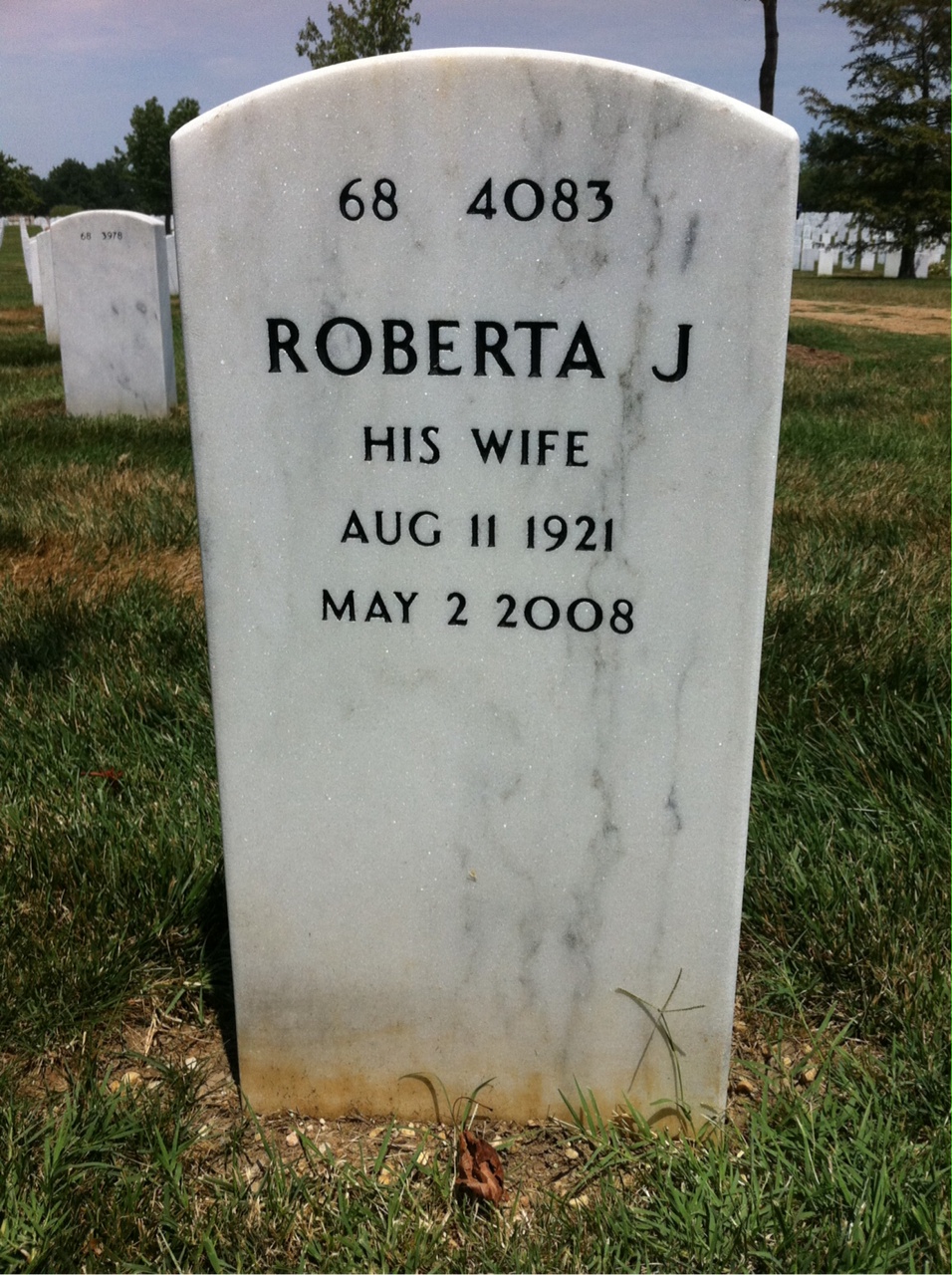 Back of headstone — Frank Raggio
