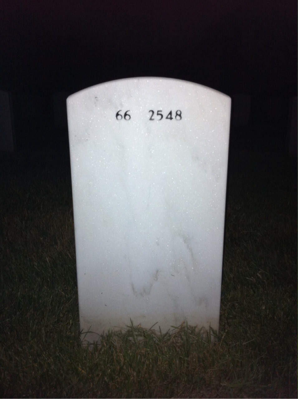 Back of headstone — Raymond Hetrick