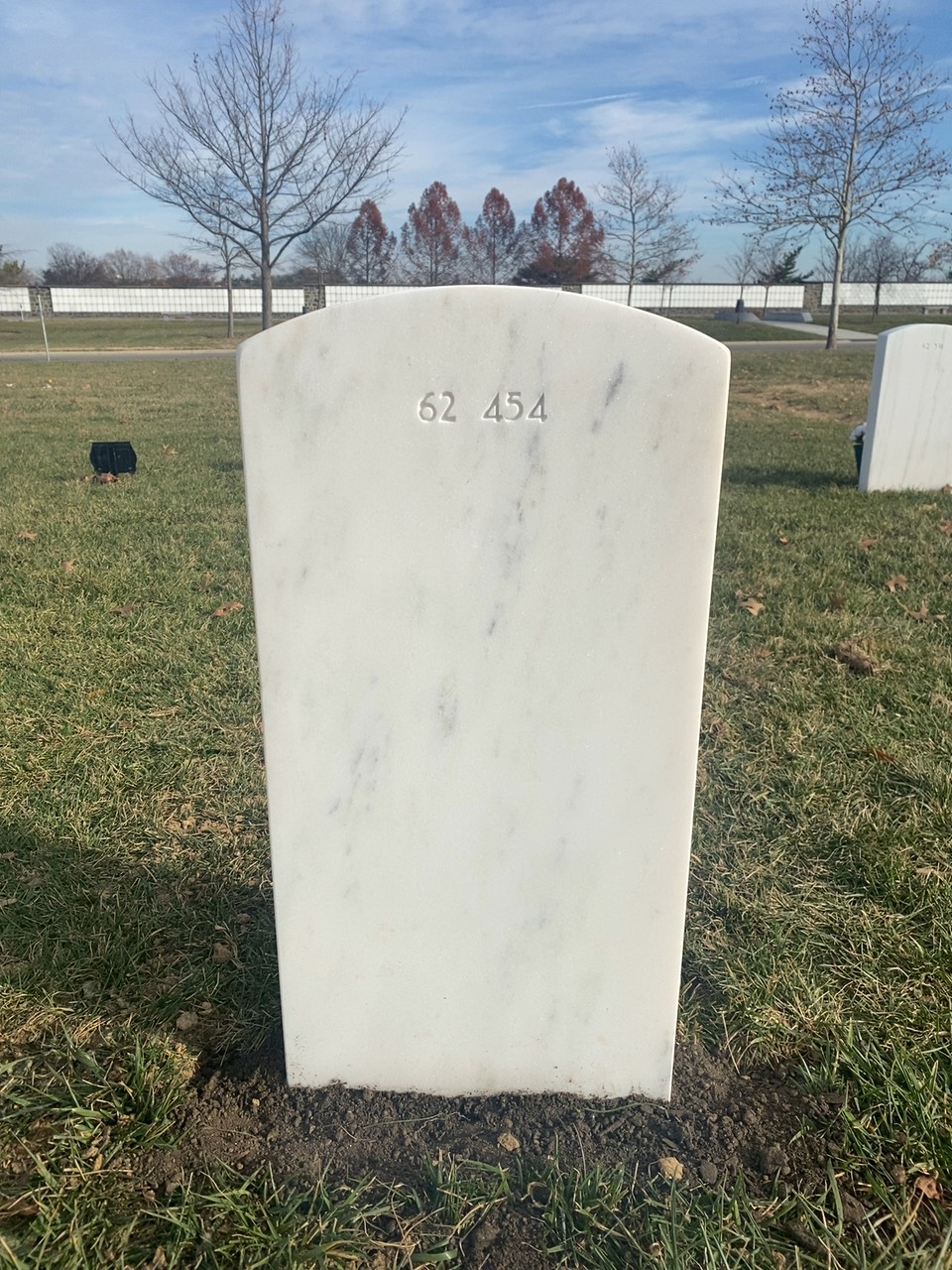 Back of headstone — Reynaldo Rivera