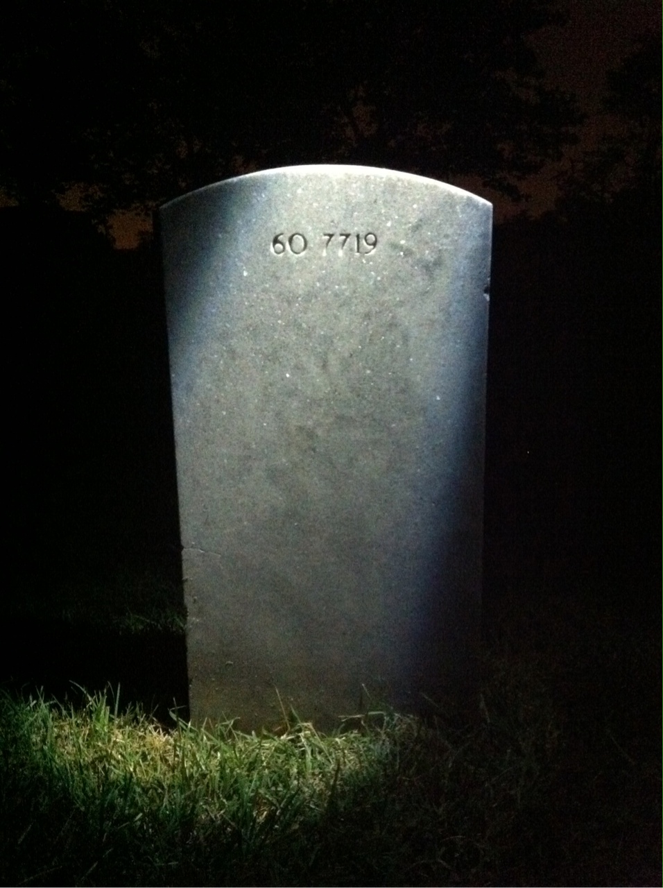 Back of headstone — Tommy Don Butler