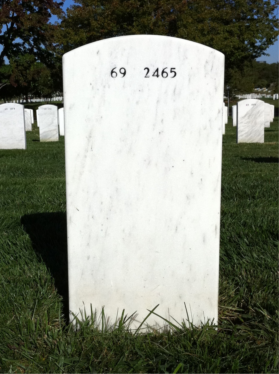 Back of headstone — Douglas Nelson