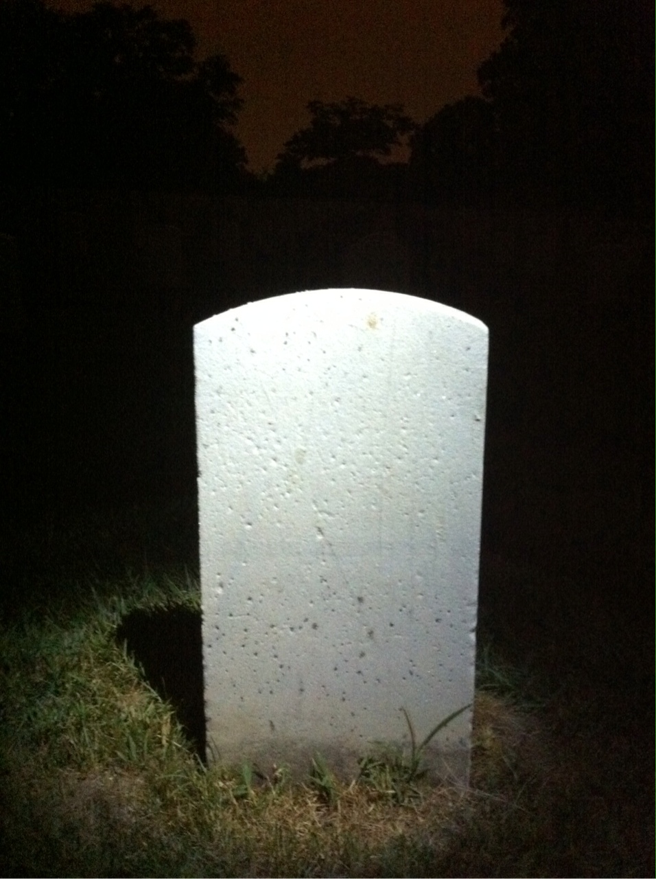 Back of headstone — Henry Adams