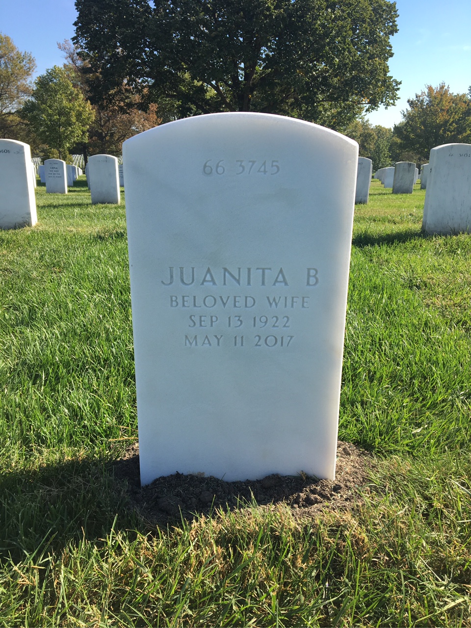 Back of headstone — Pedro Florcruz