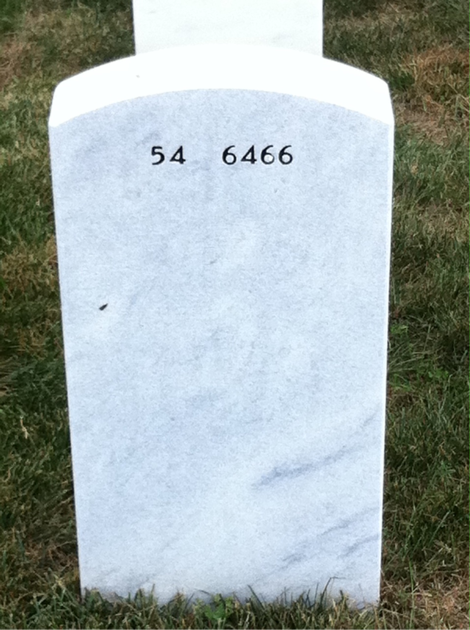 Back of headstone — Donna Rae Holley