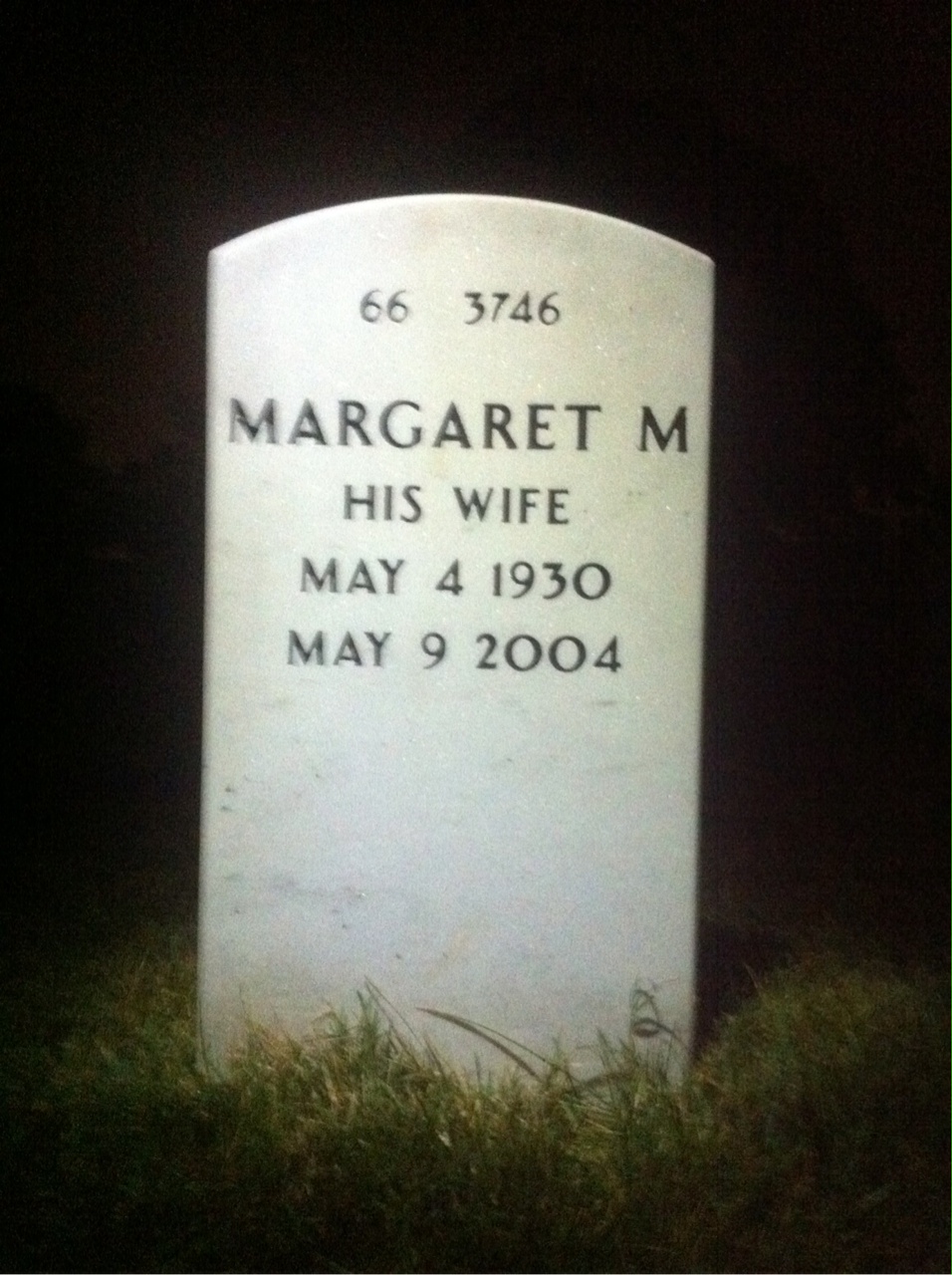 Back of headstone — Stephen Dorchak