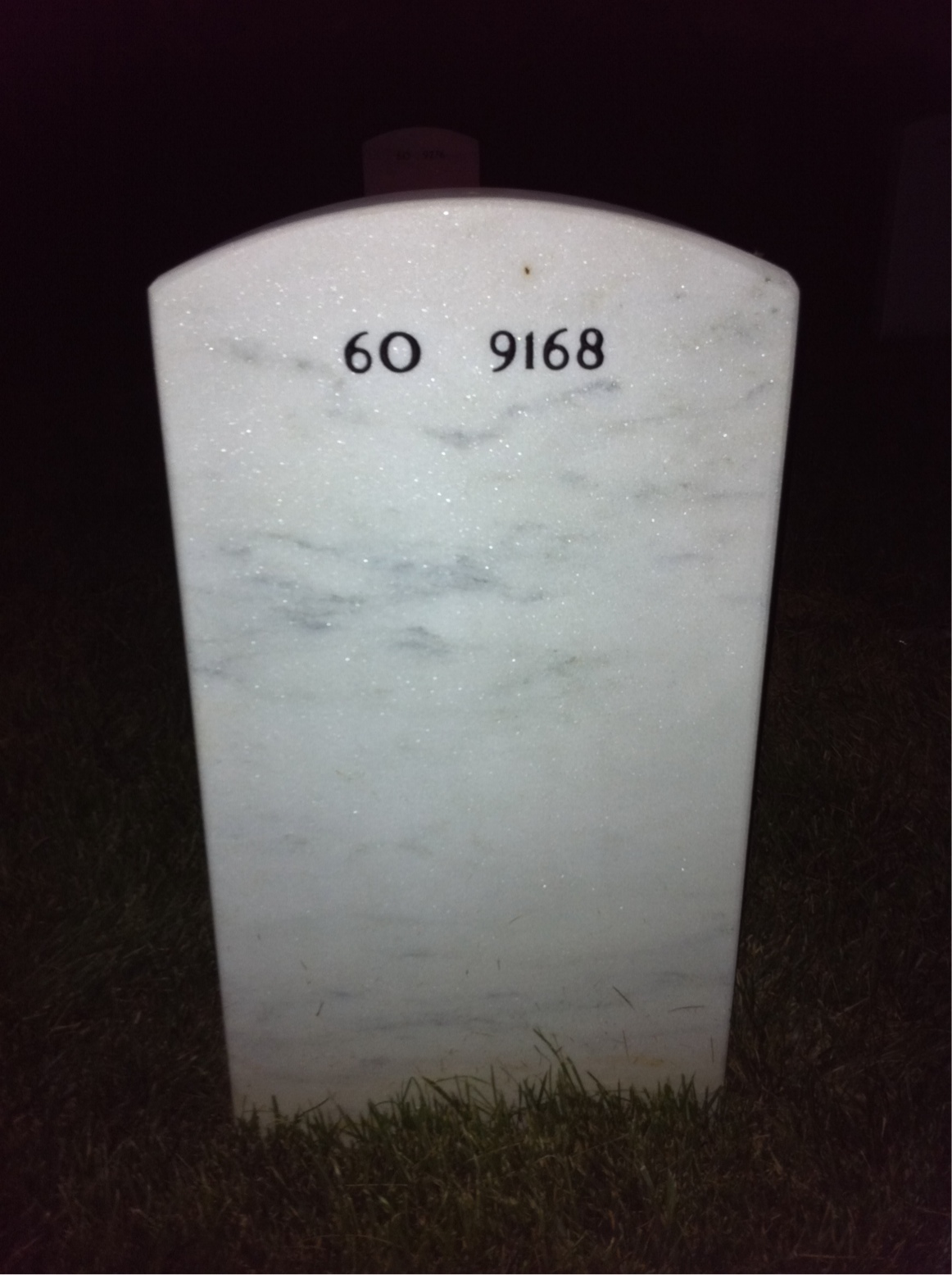 Back of headstone — Michael P Cassidy