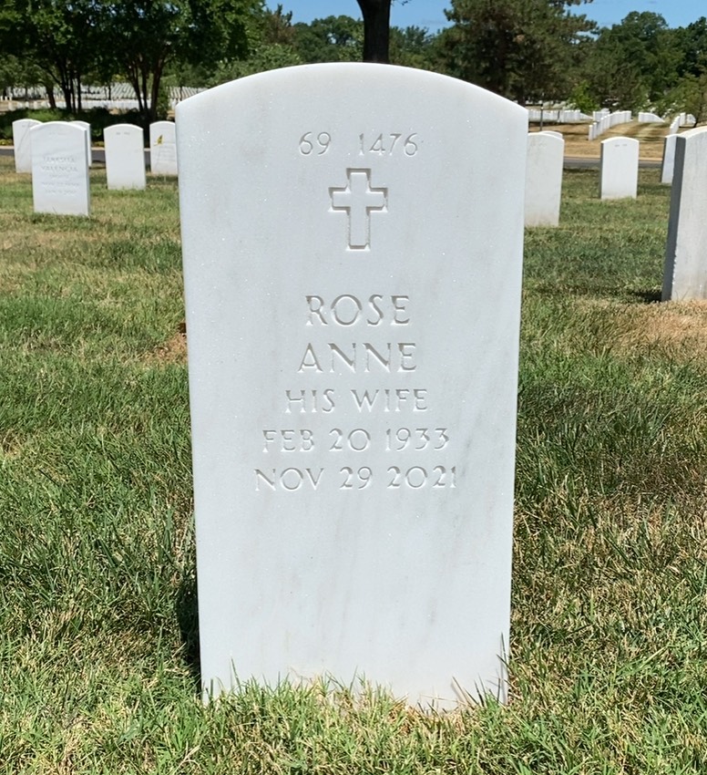 Back of headstone — John Bachmann