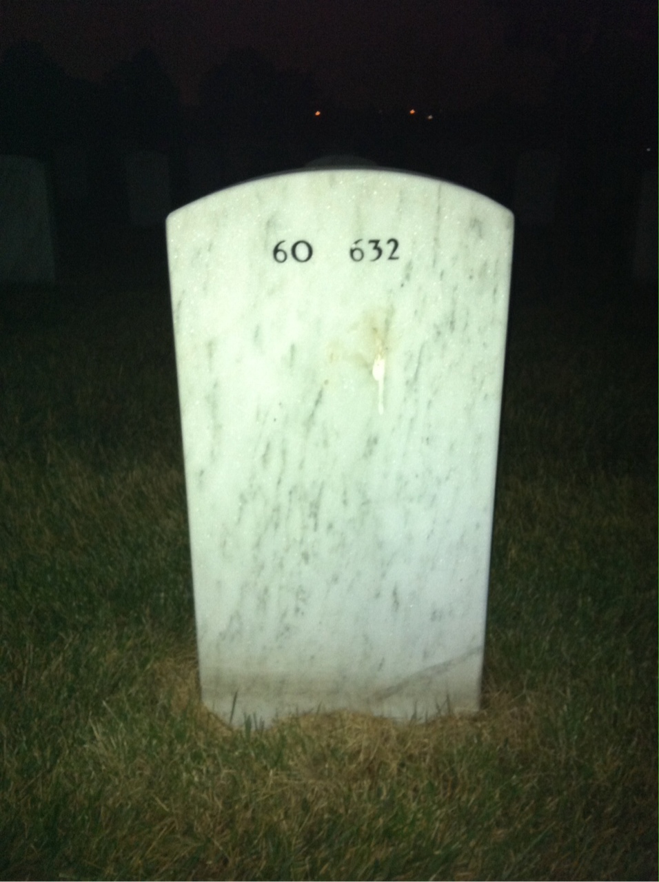 Back of headstone — Harry Spence
