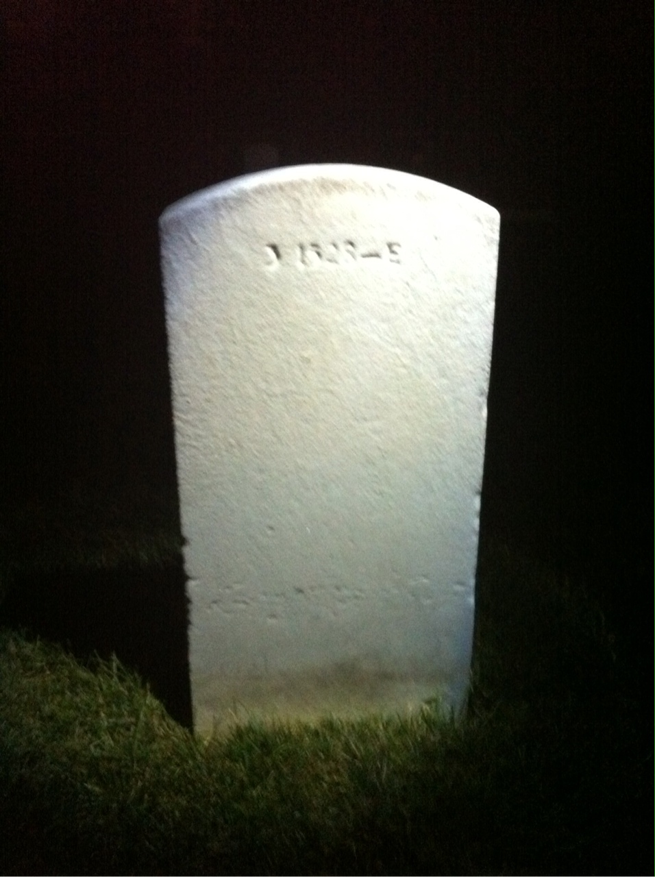 Back of headstone — Margaret Awtrey