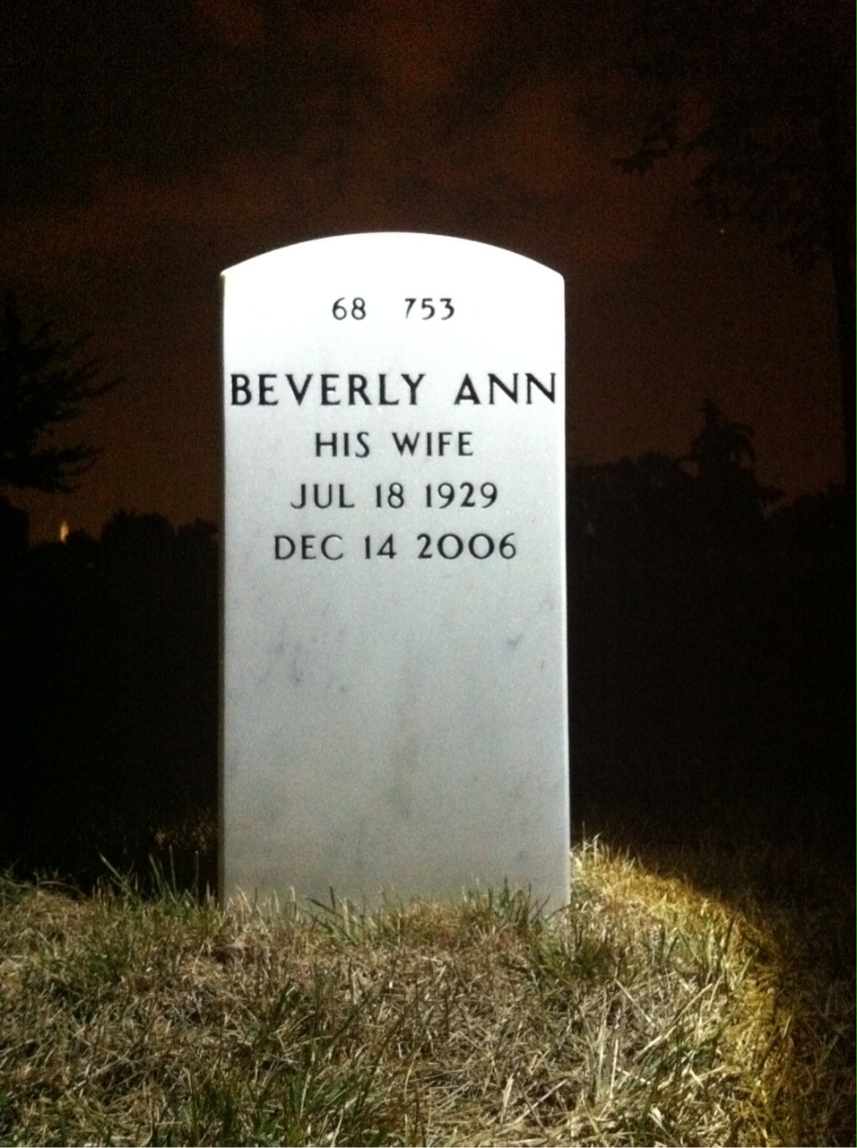 Back of headstone — Edward Spencer