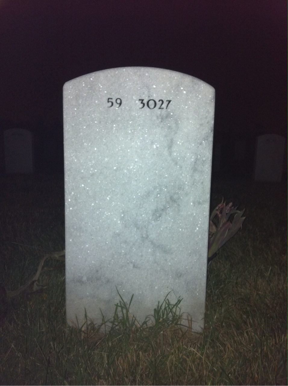 Back of headstone — Robert Cuce
