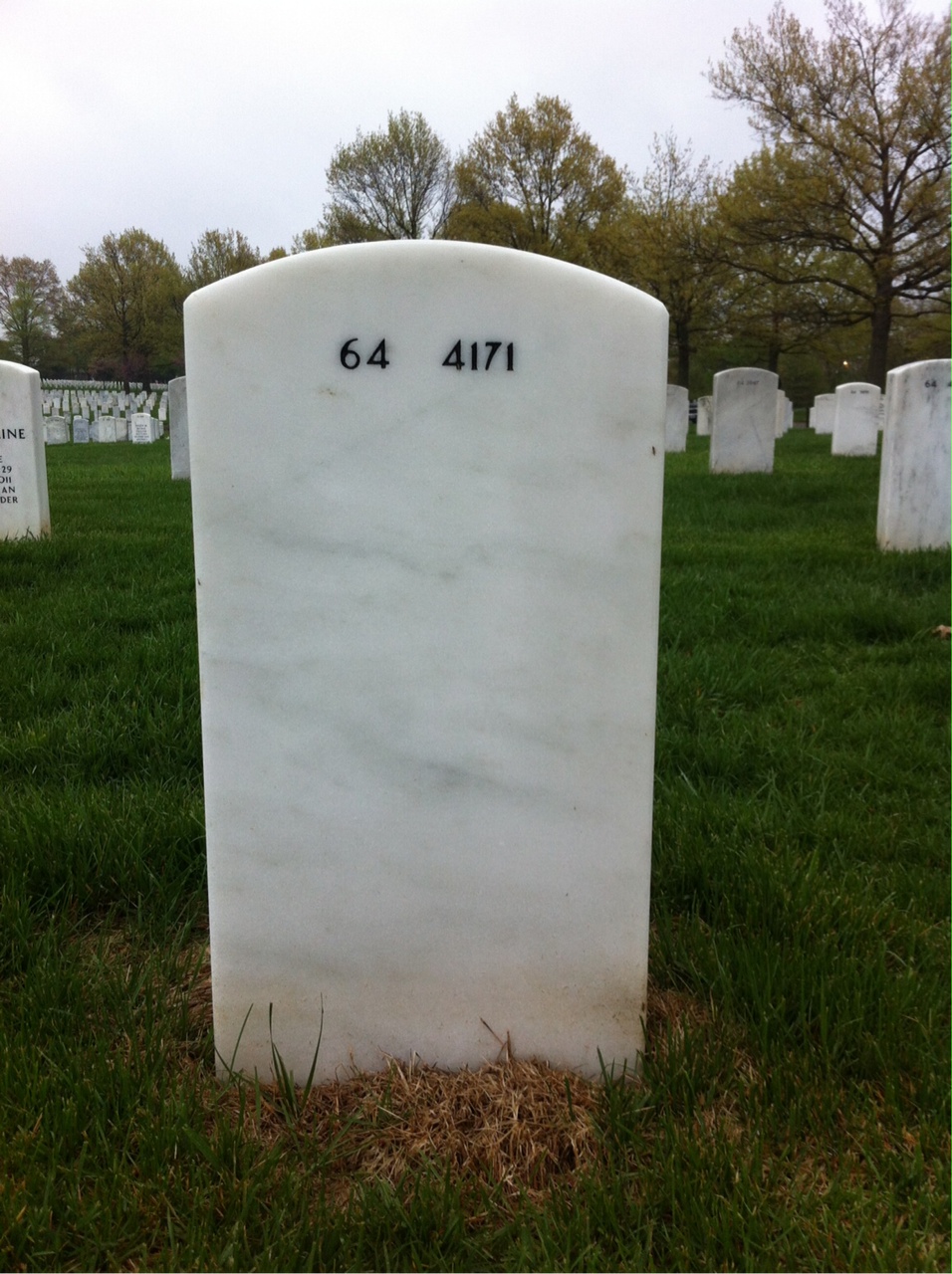 Back of headstone — Willie Monroe