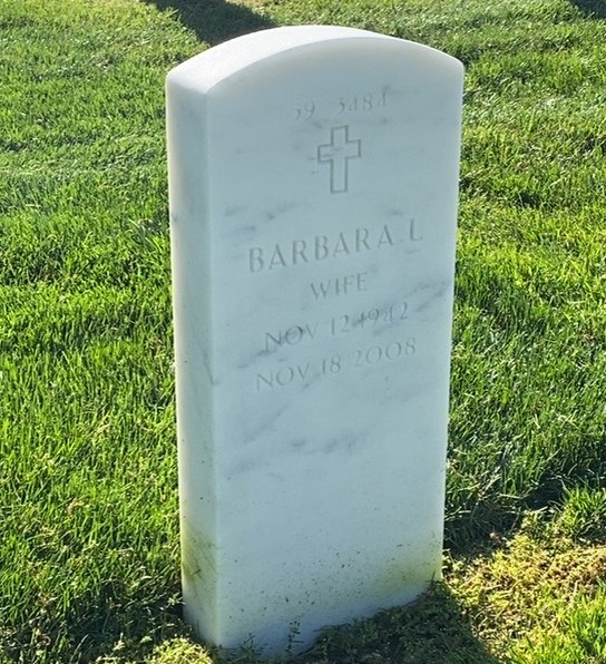 Back of headstone — Guy Arthur