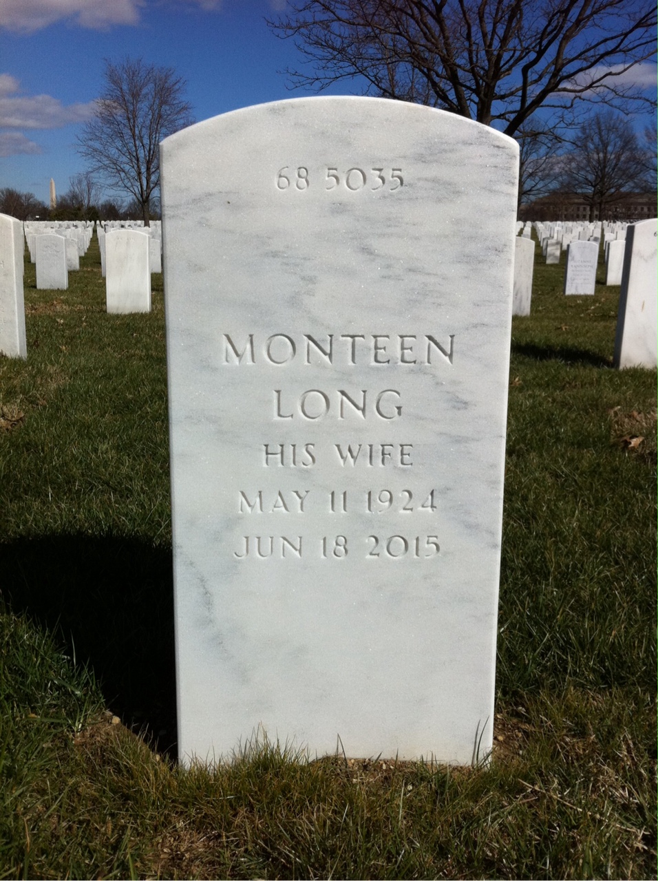 Back of headstone — John Jolley