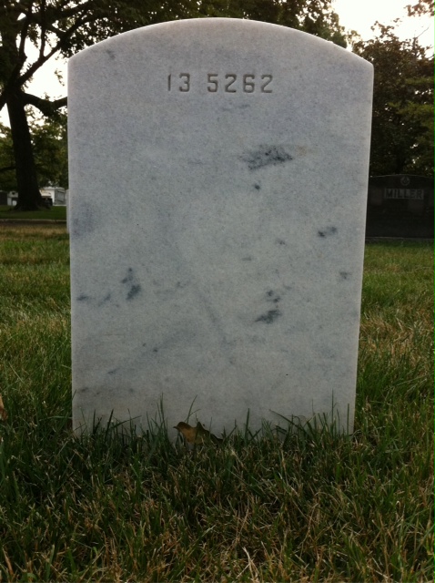 Back of headstone — John Mckeever