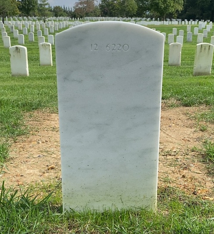 Back of headstone — Tyrone E Ney