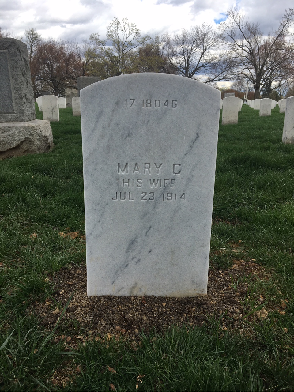 Back of headstone — Reynolds Atwood
