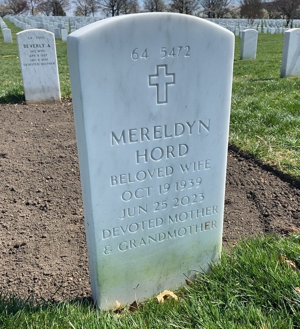 Back of headstone — Louis Lowery