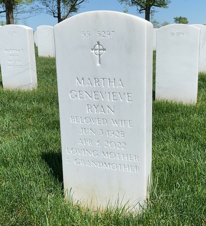 Back of headstone — Walter Allen
