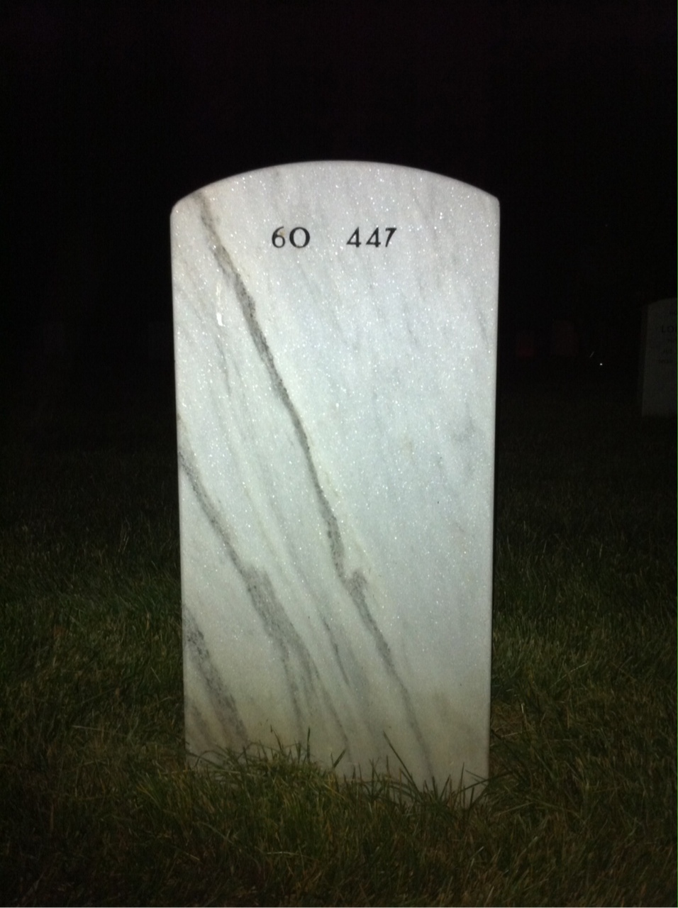 Back of headstone — John Bratten