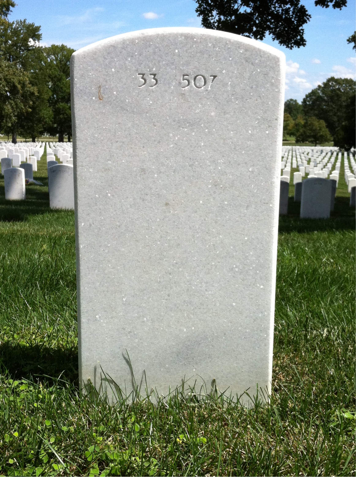Back of headstone — Janice Royce