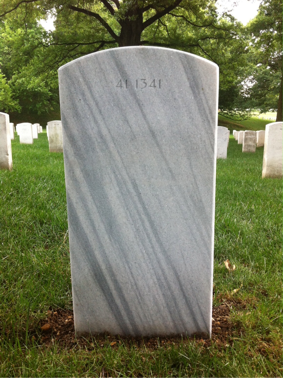 Back of headstone — Carmon Millis