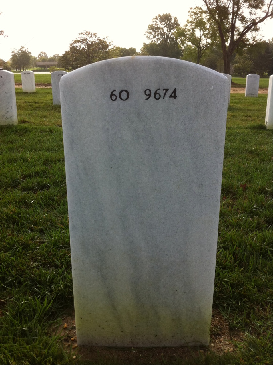 Back of headstone — Dale J Kridlo