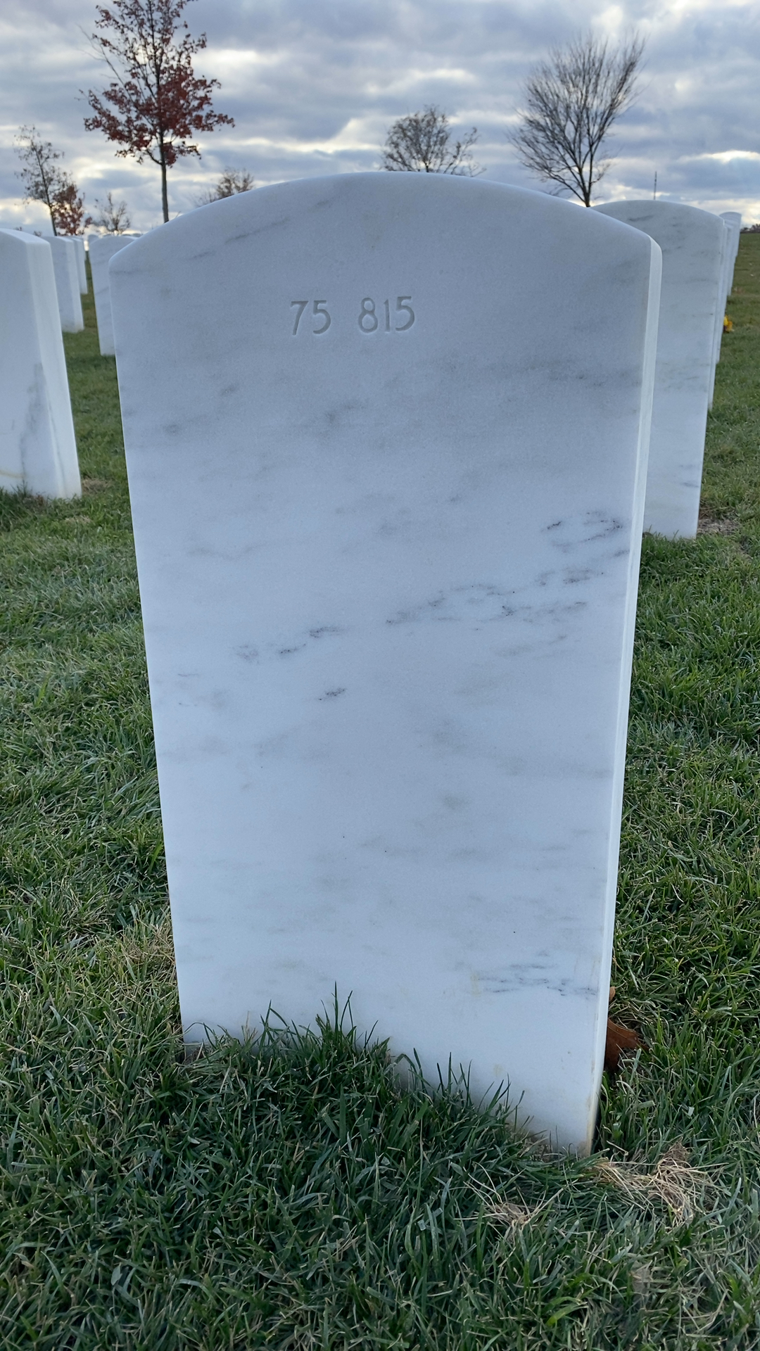 Back of headstone — Donald Conradson