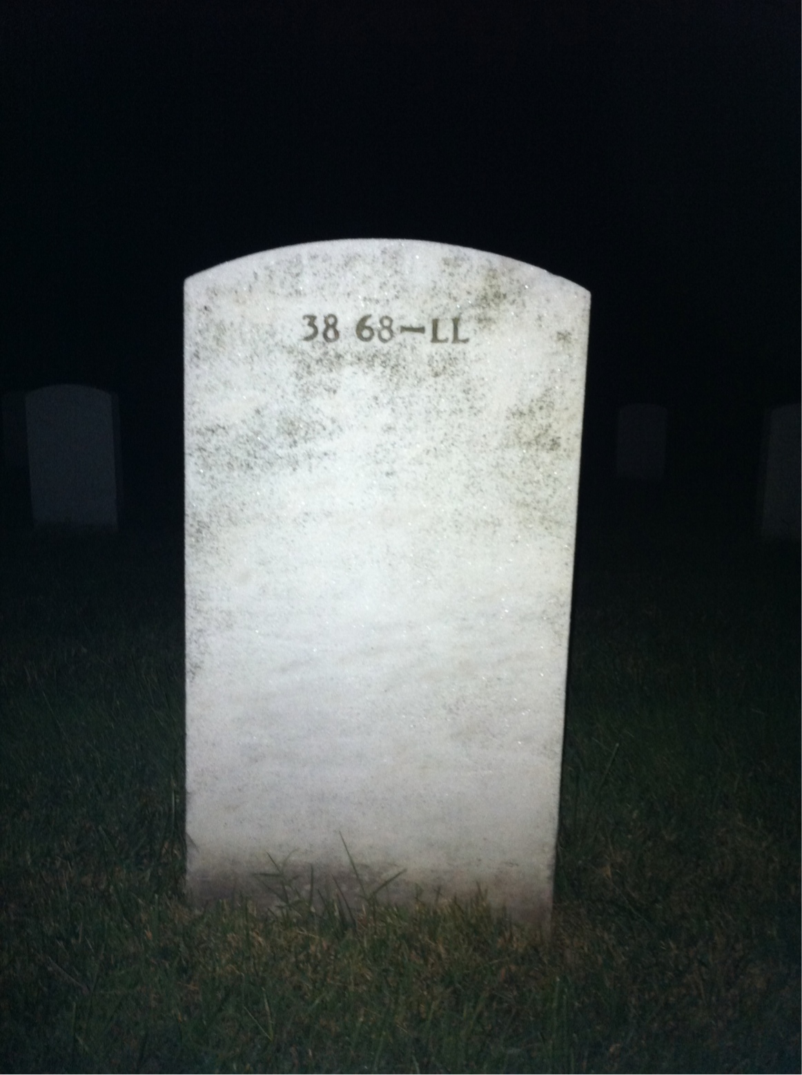 Back of headstone — Tryphene Moore