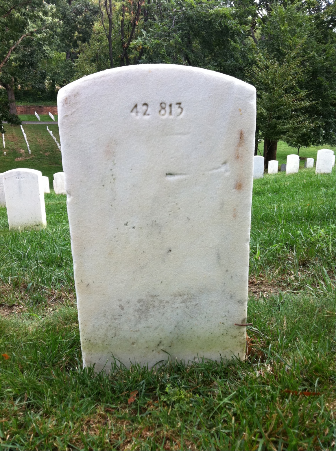 Back of headstone — John Montesanto