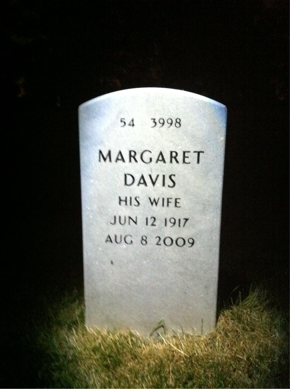 Back of headstone — Robert Kolb