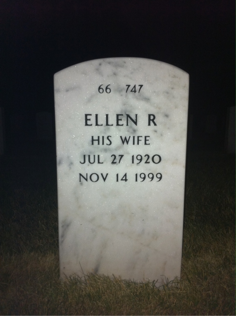 Back of headstone — James Mckee