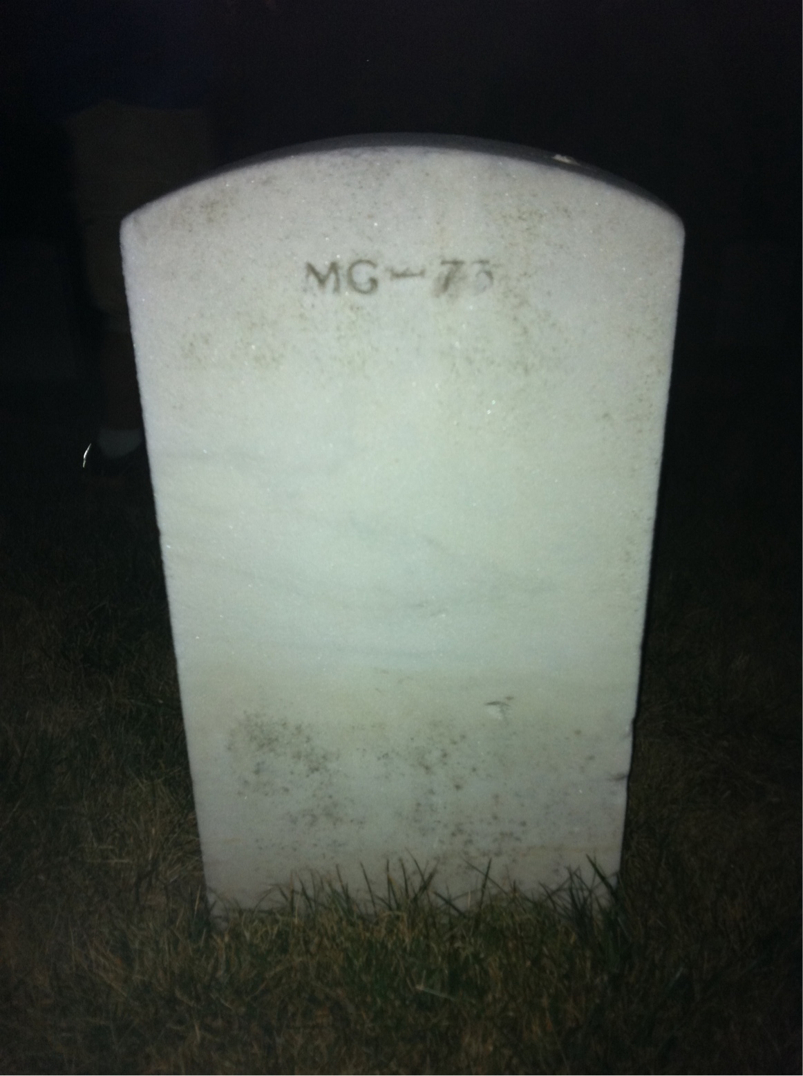 Back of headstone — Alfred Zywicki