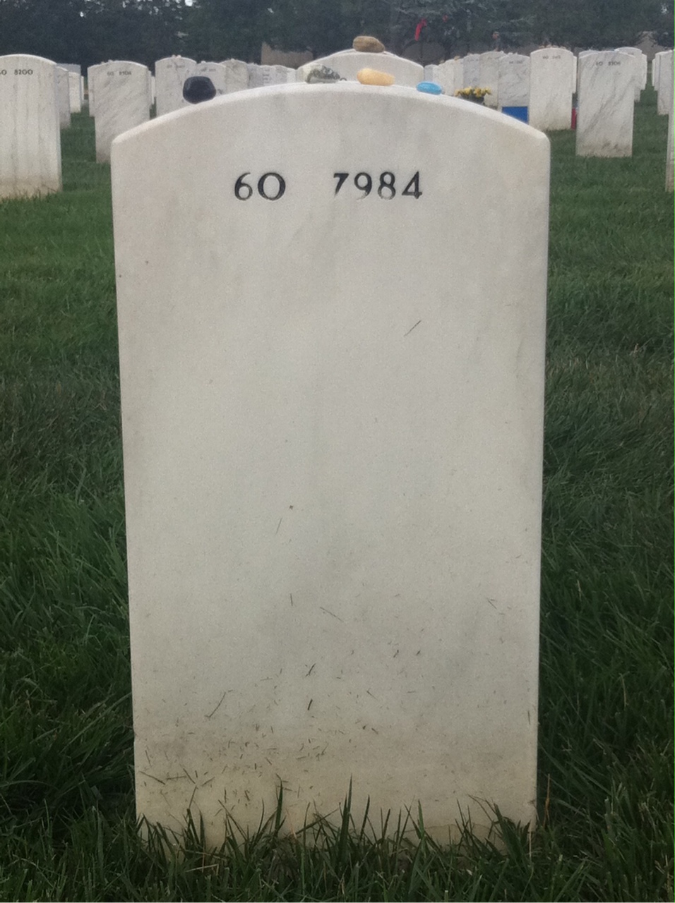 Back of headstone — Christopher Kenny