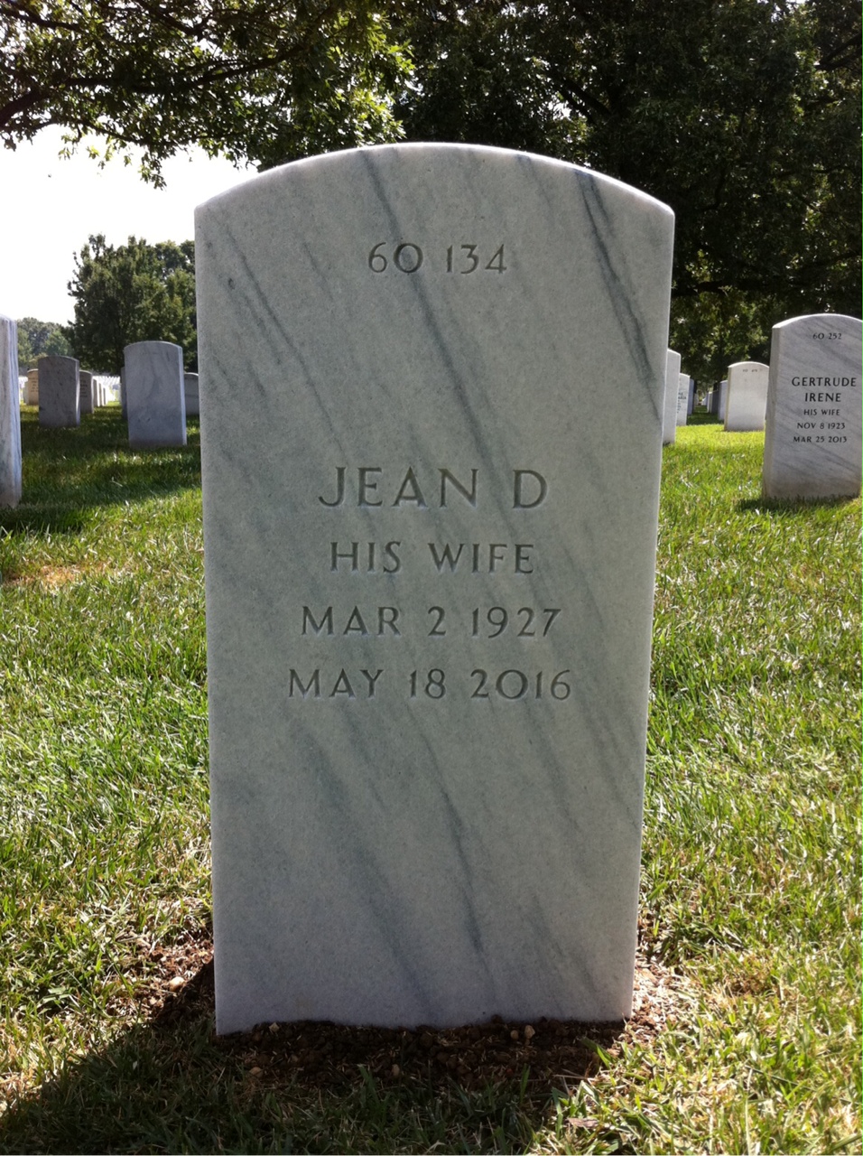 Back of headstone — Joseph Guretsky