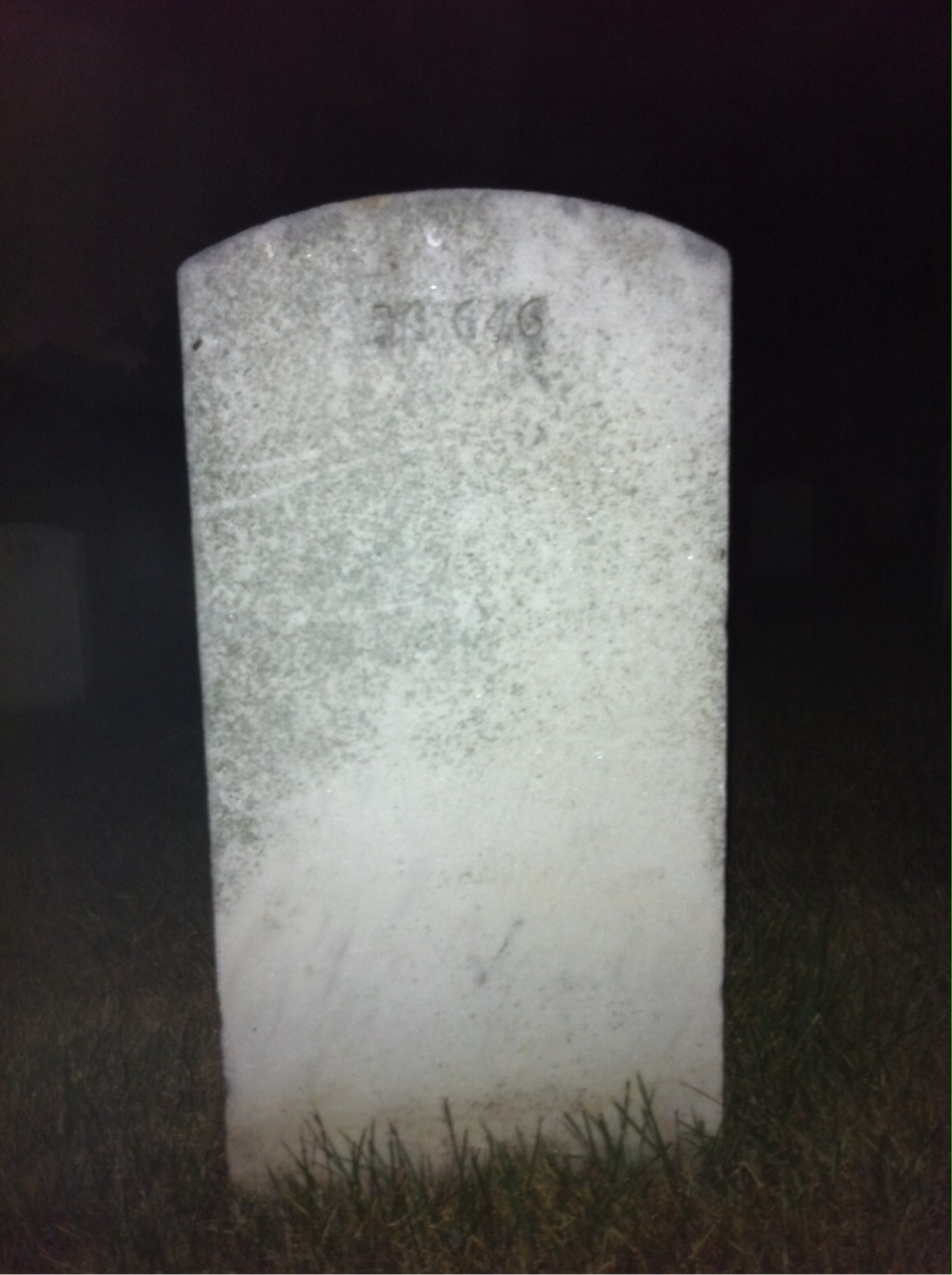 Back of headstone — Edward Mulligan