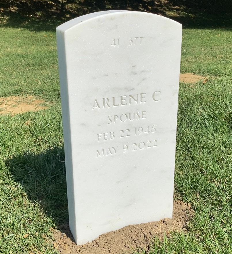Back of headstone — William Edwin Drury