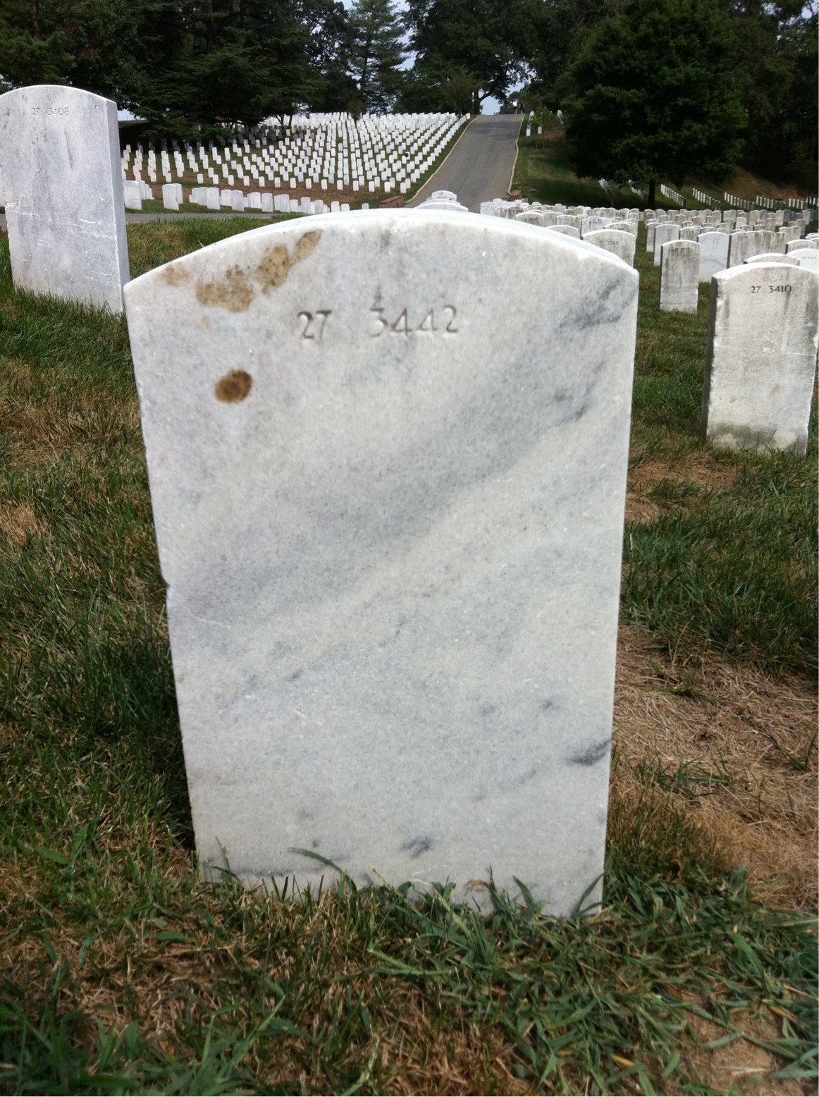 Back of headstone — Moses Munroe