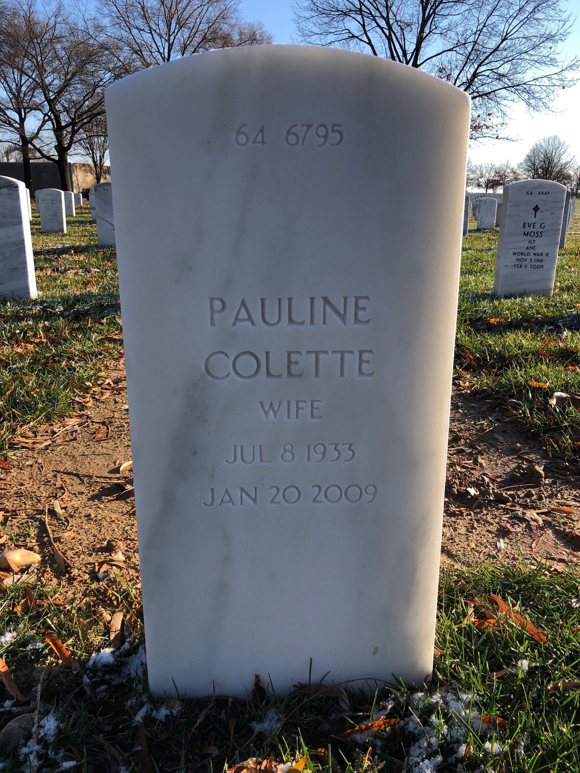 Back of headstone — Kevin Fitzpatrick