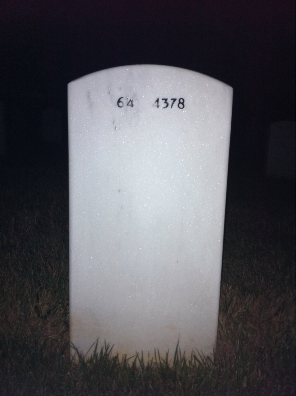 Back of headstone — Robert Jegl