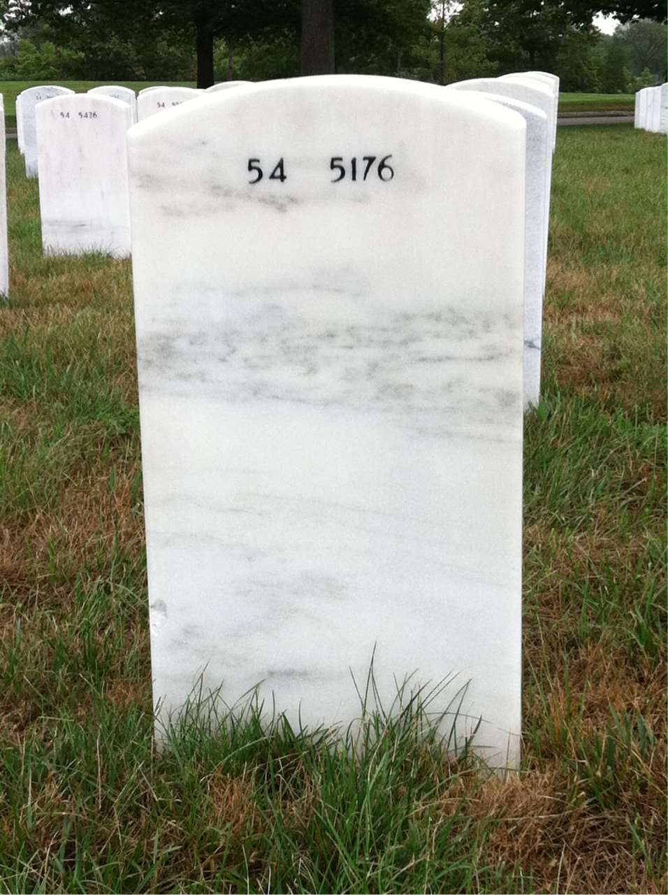 Back of headstone — Richard Kleemann