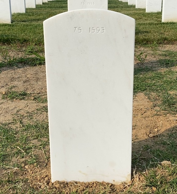 Back of headstone — Shawn Michael Kaylor