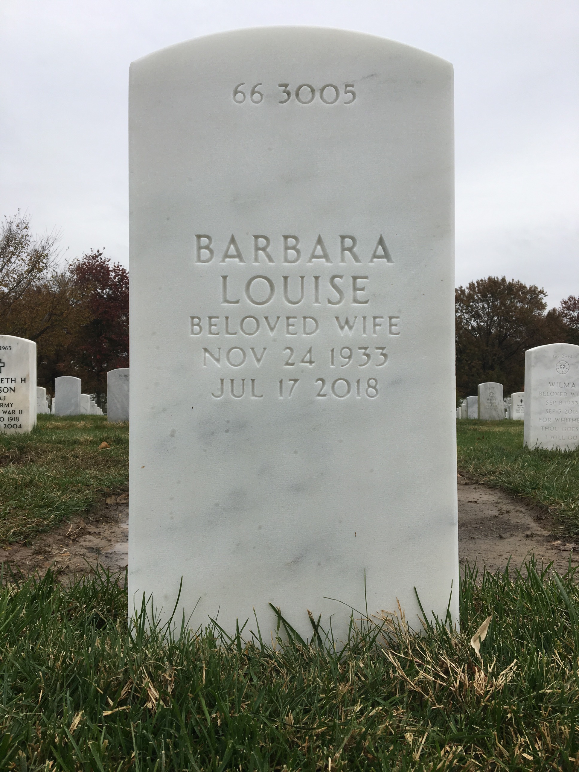 Back of headstone — Lee Schattle