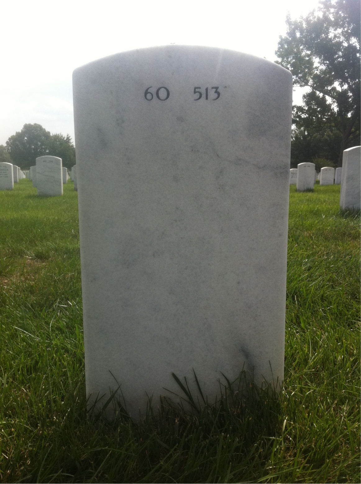 Back of headstone — Matthew Young