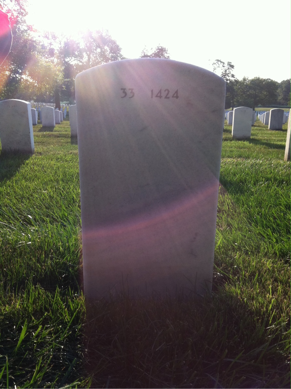 Back of headstone — George Milonas