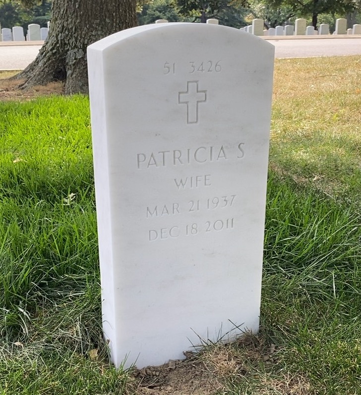 Back of headstone — Thomas Oliver Felton