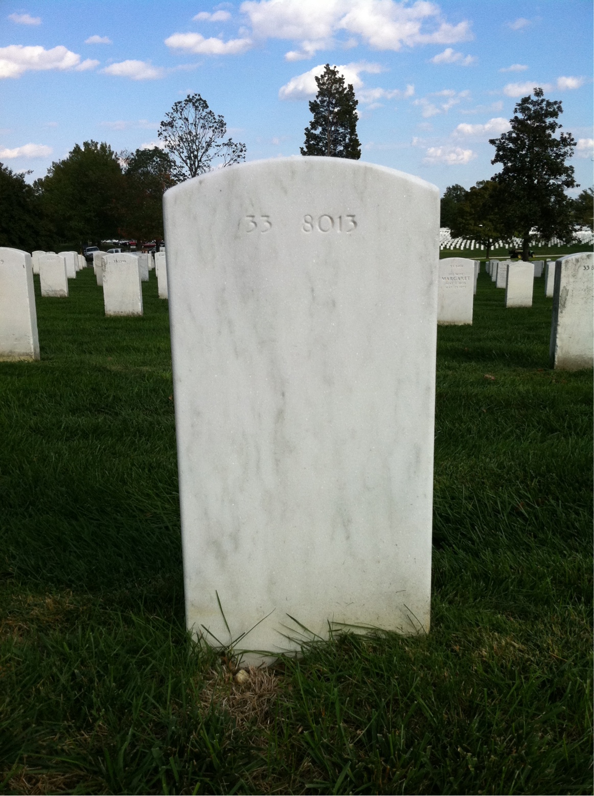 Back of headstone — William Shepherd
