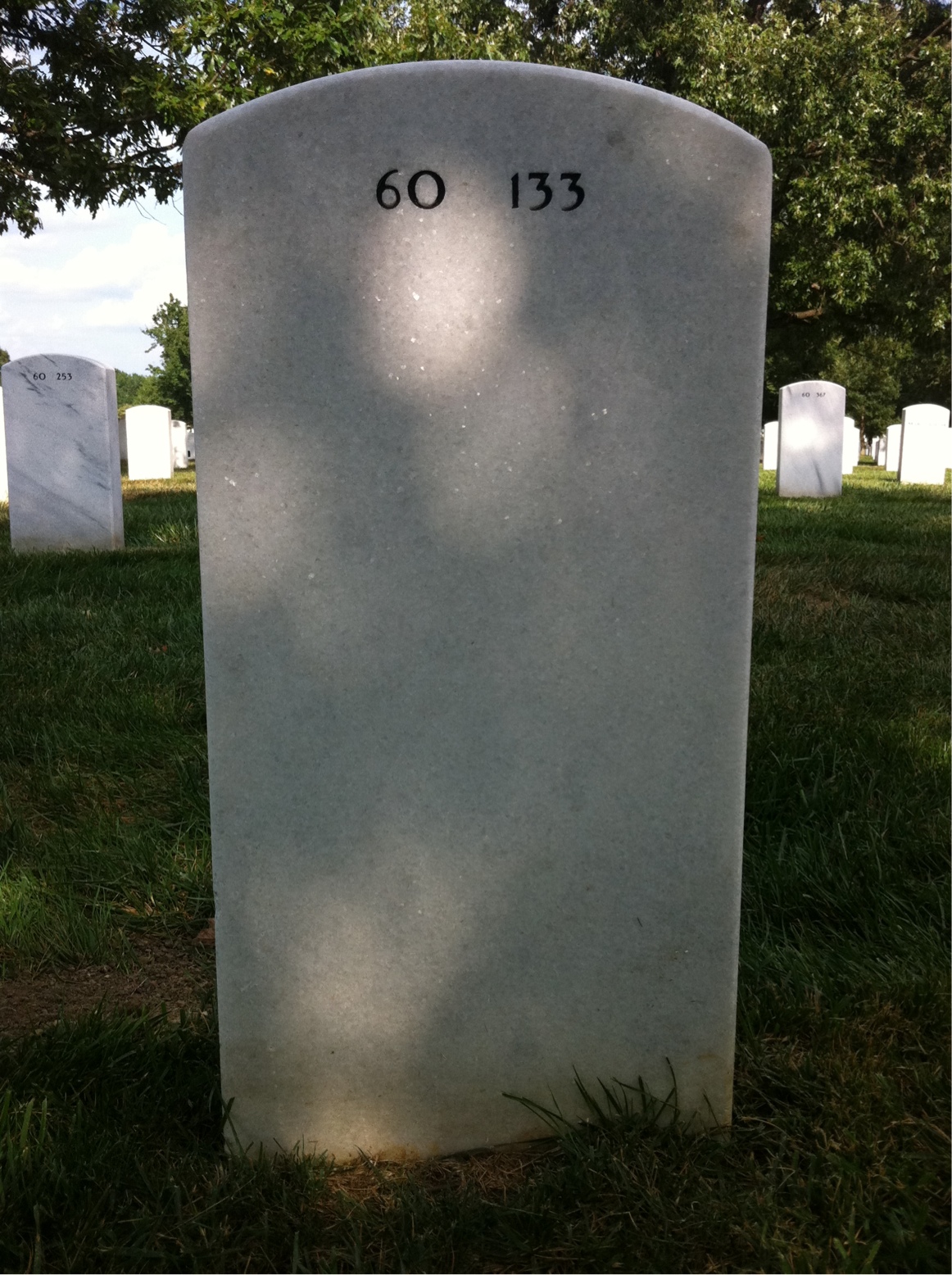Back of headstone — Norman Jorstad