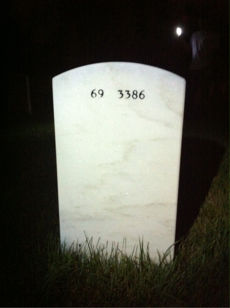 Back of headstone — James Mckeown